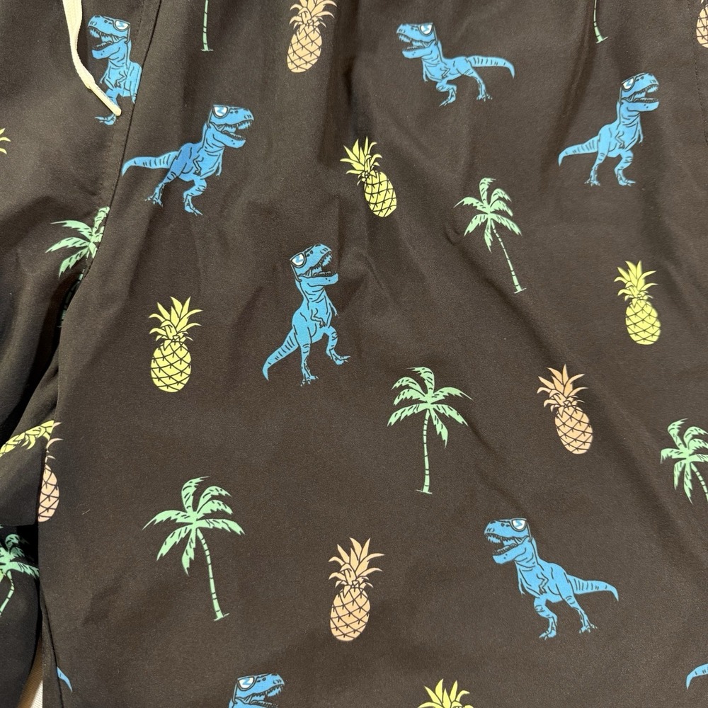 Chubbies Classic Swim Trunk 2XL 5.5" Dino Delights Pineapples Swim Trunks Preppy - Picture 2 of 6